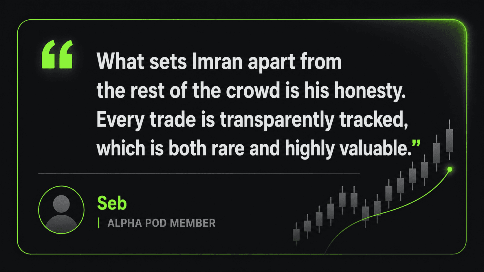 Member testimonial — Seb, Alpha Pod Member