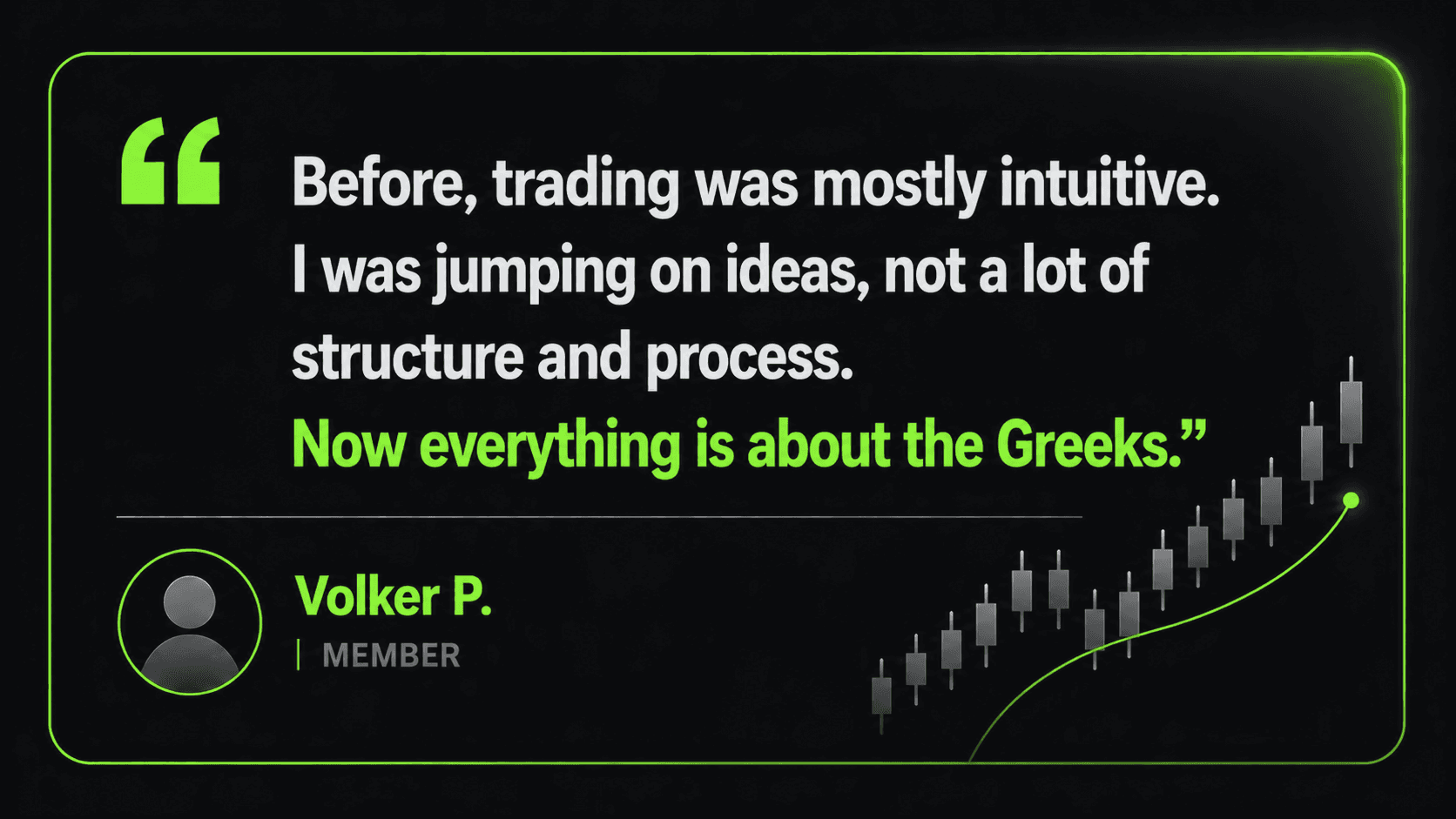 Member testimonial — Volker P., Member