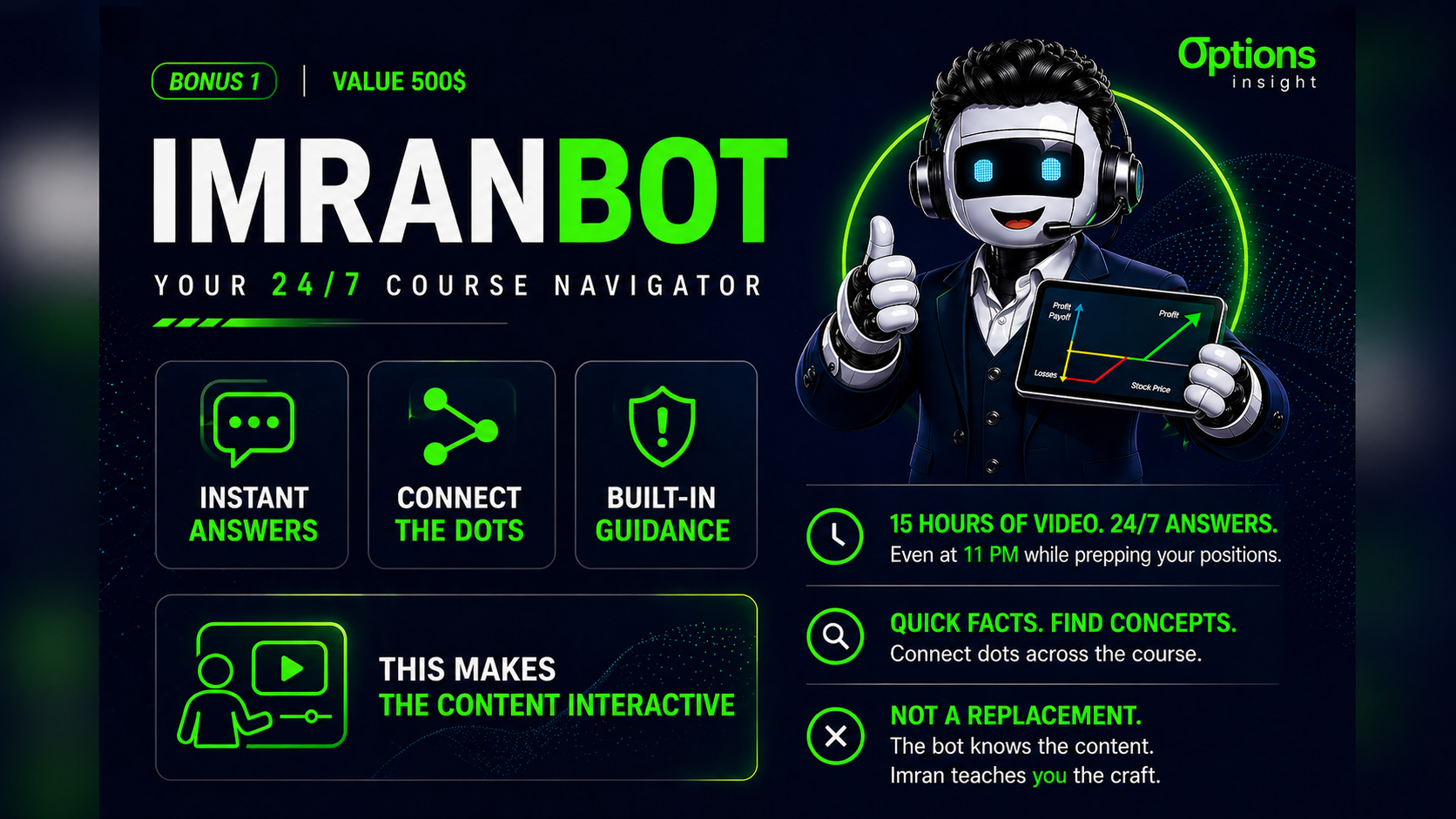 ImranBot — your 24/7 course navigator